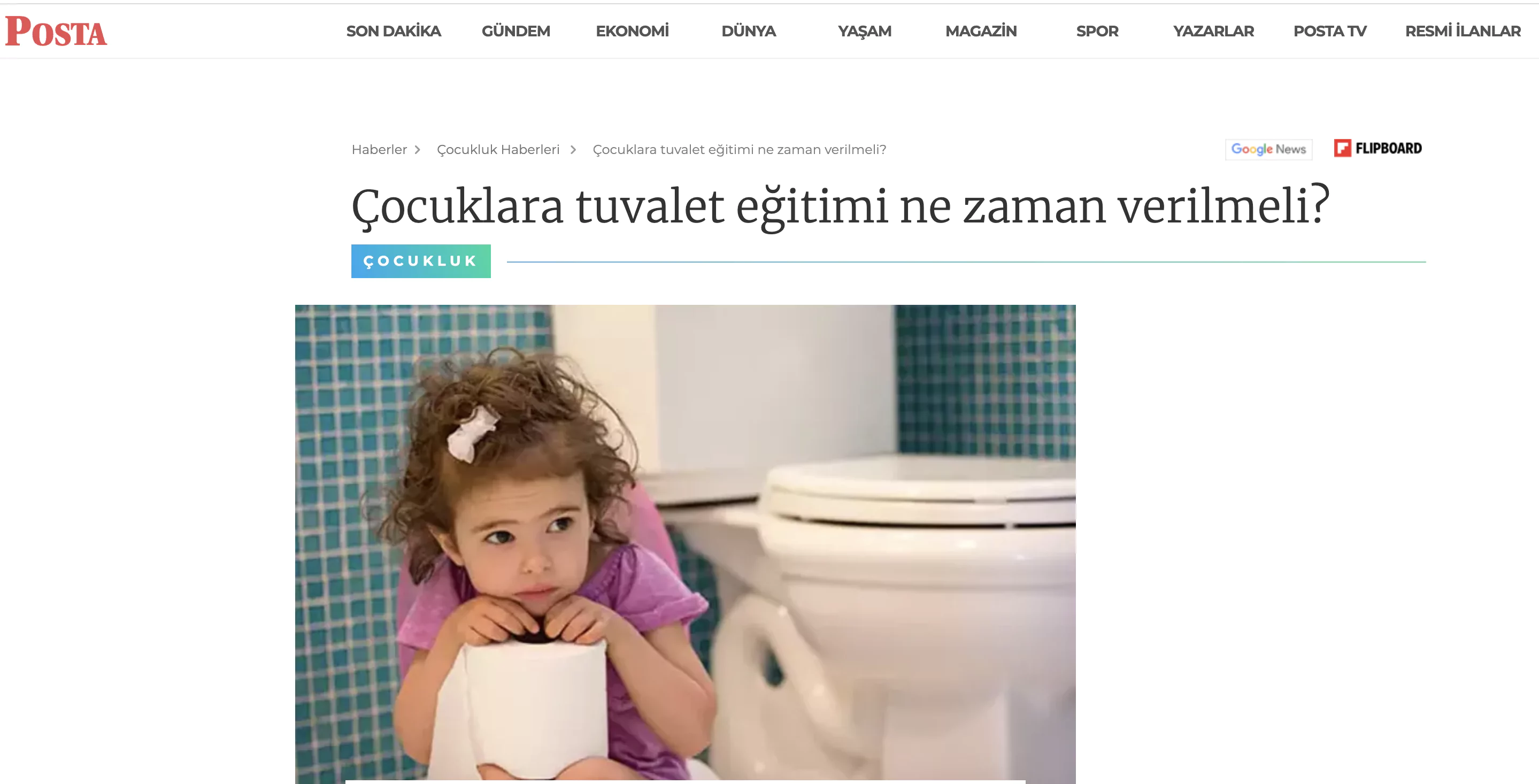 Uzman Psikolog Tuğçe Yılmaz - Çocuklara tuvalet eğitimi ne zaman verilmeli?